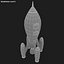 retro rocket 3d max