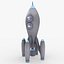 retro rocket 3d max