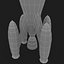 retro rocket 3d max