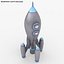 retro rocket 3d max