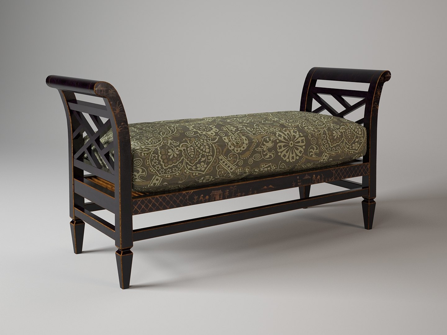 307-56-7 Chinoserie Bench Baker Max
