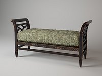 Baker 307-56-7 chinoserie bench