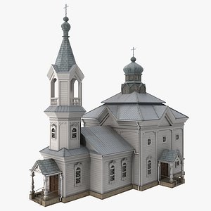 russian orthodox church 3d max