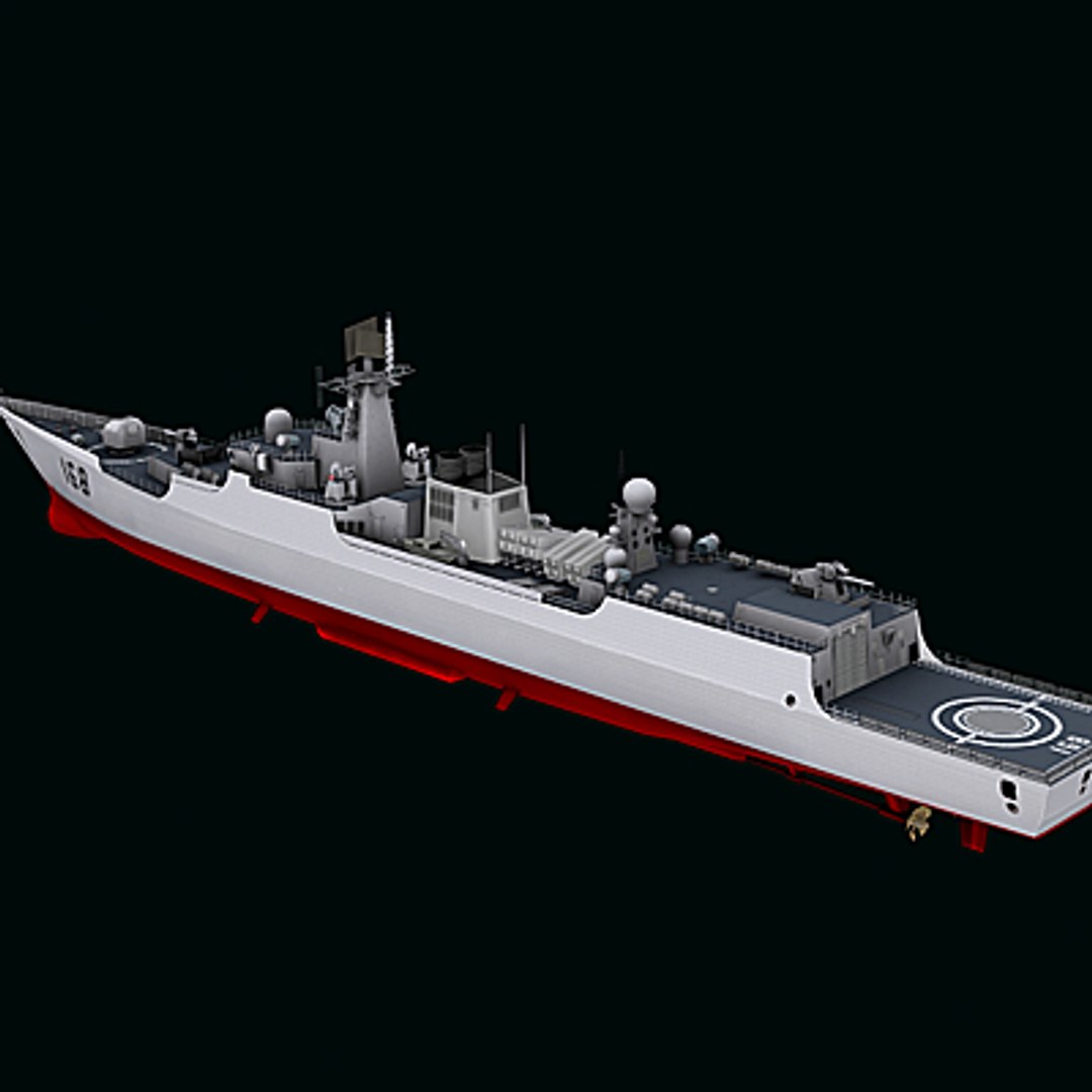 3d Model Type 052b Luyang Class