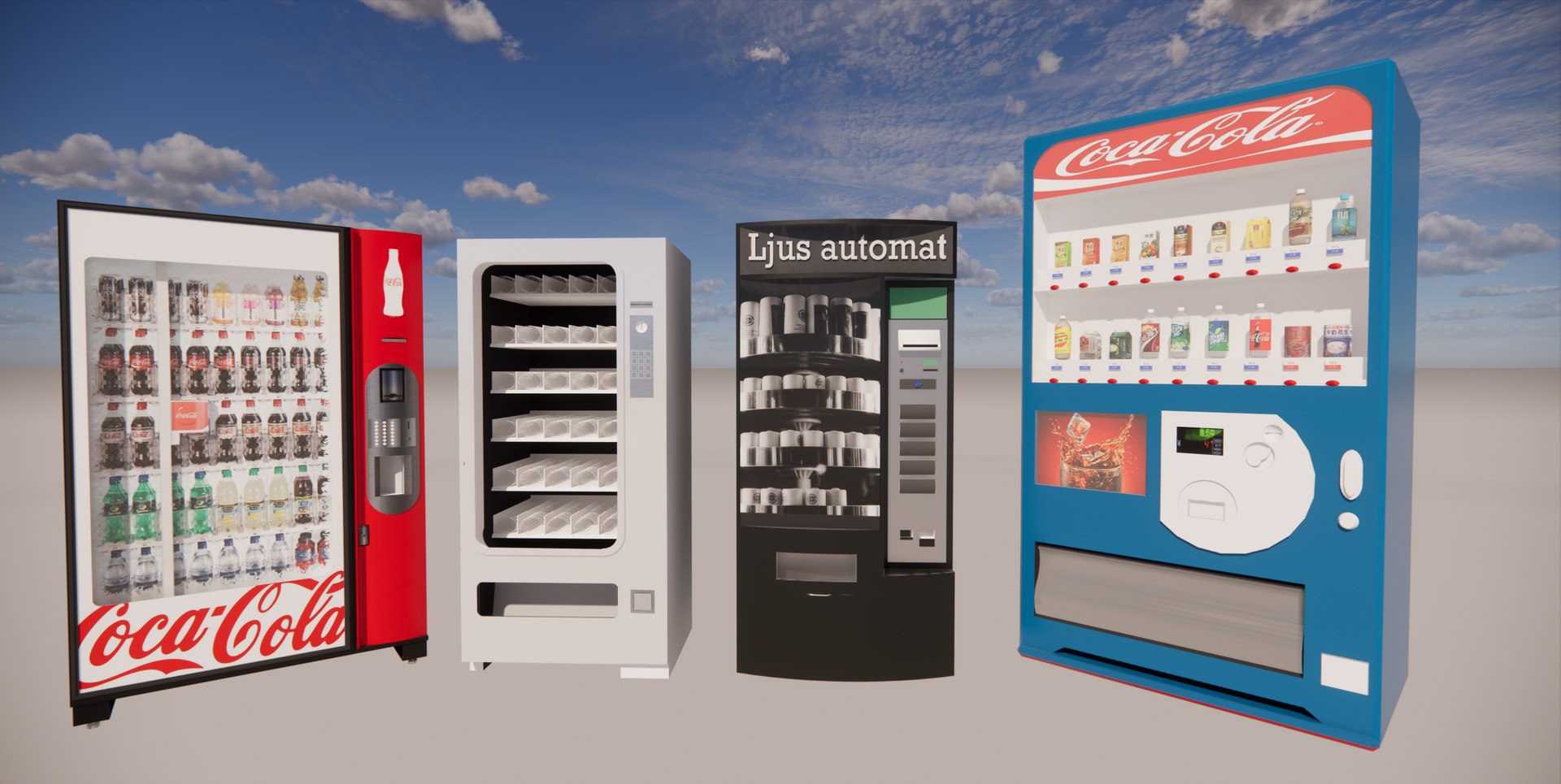 Vending Machines Collection-A6 3D Model - TurboSquid 2097992