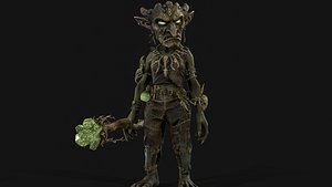 3D Goblin Shaman Four model