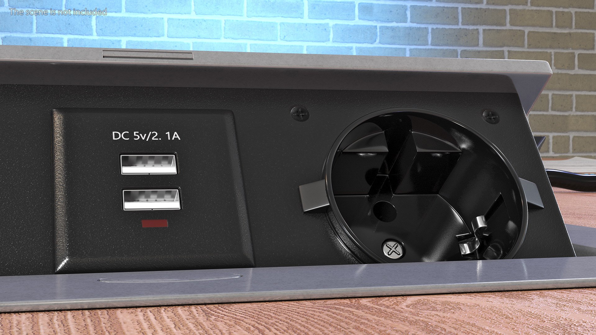 Black Double Hidden Socket 3D Model - TurboSquid 2079673