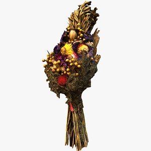 3D Flowers with Herbs Didukh Festive Bouquet