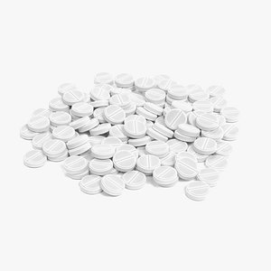 3D pile pills 1 model