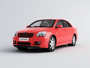toyota avensis 3d model