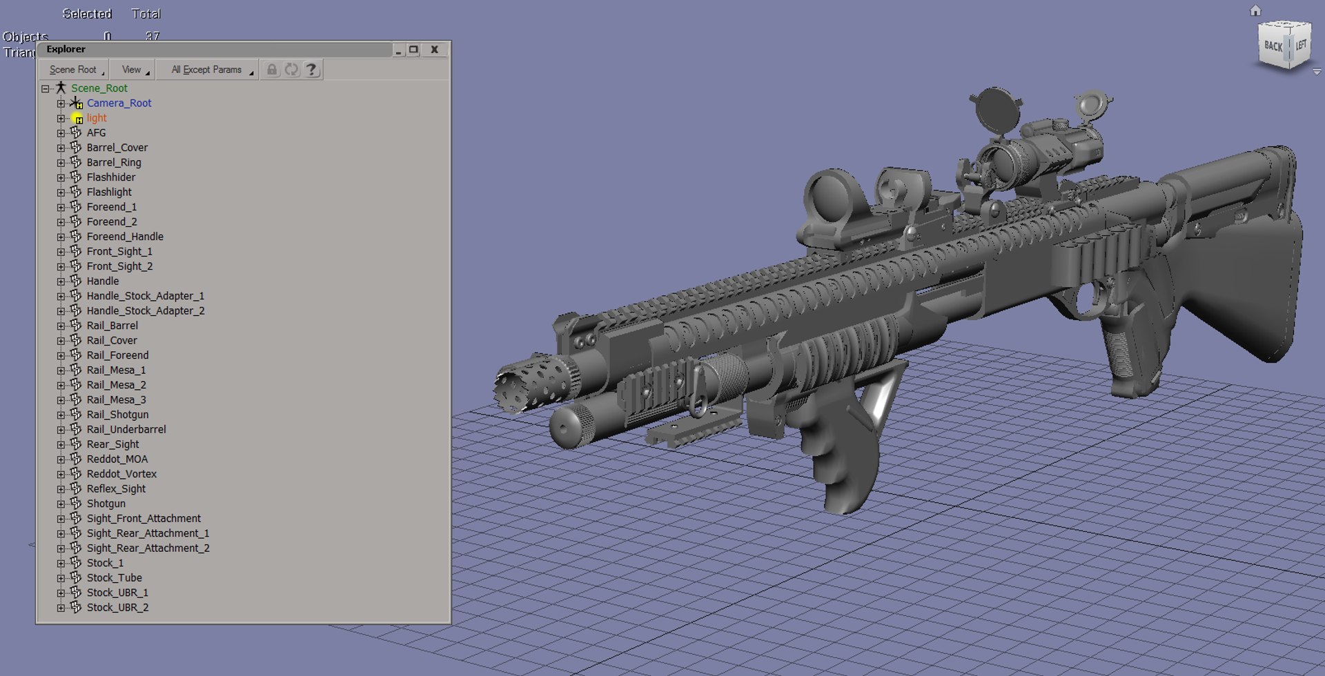 3d Remington 870