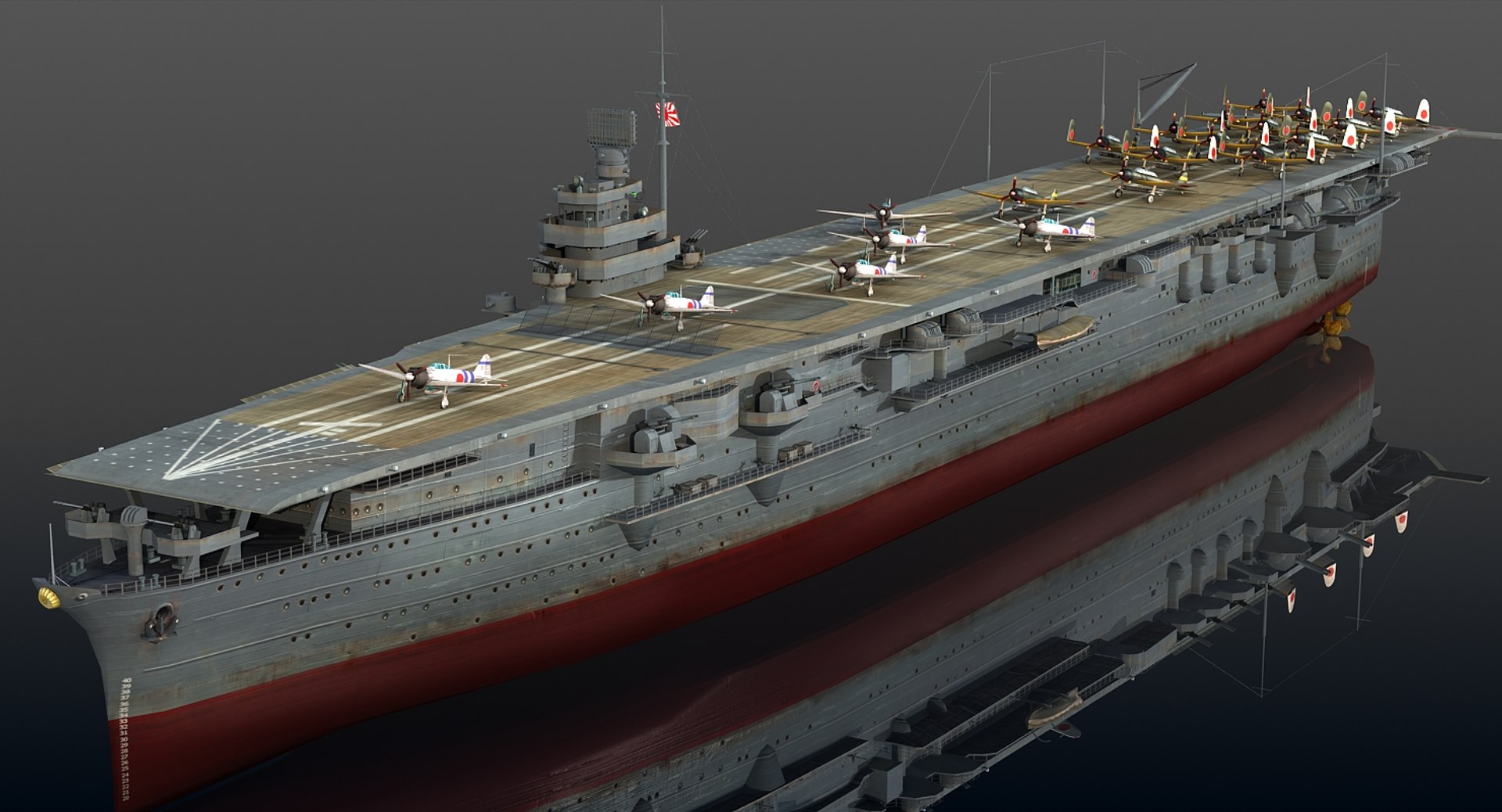 3D Japanese Shokaku - TurboSquid 1345375