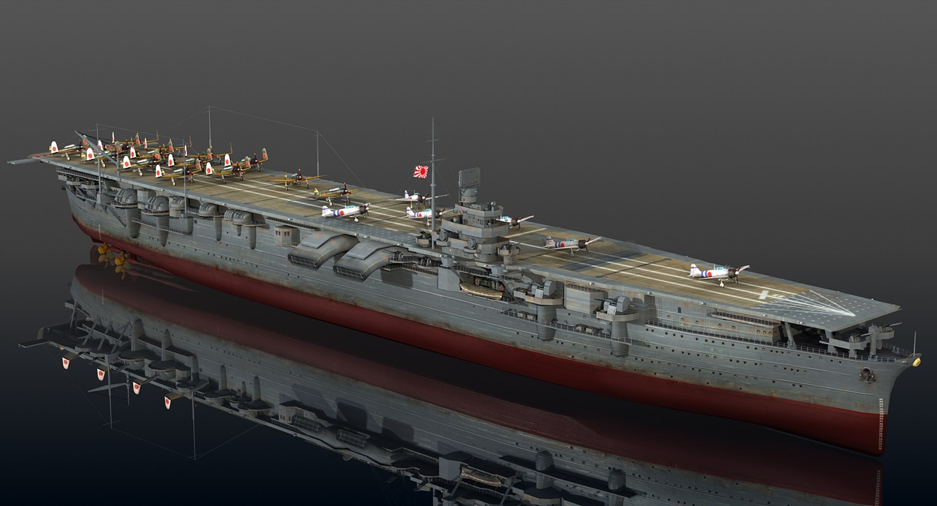 3D Japanese Shokaku - TurboSquid 1345375