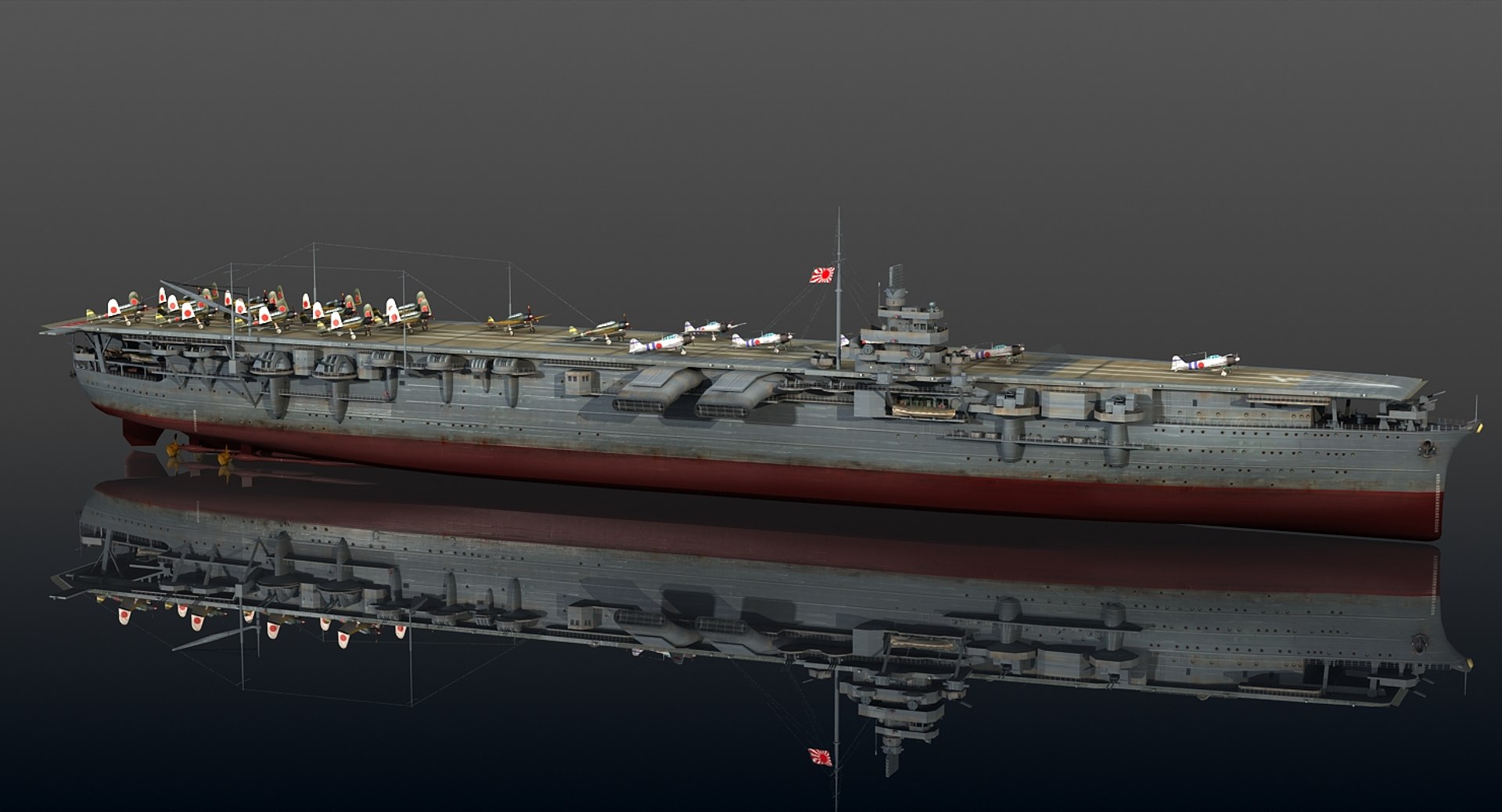 3D Japanese Shokaku - TurboSquid 1345375