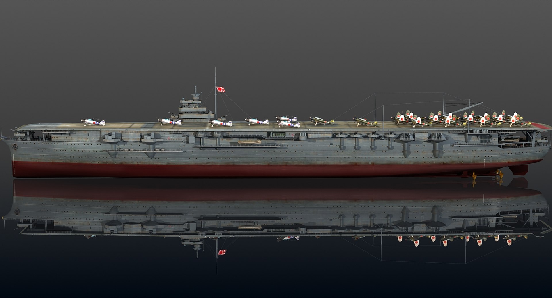 3D Japanese Shokaku - TurboSquid 1345375