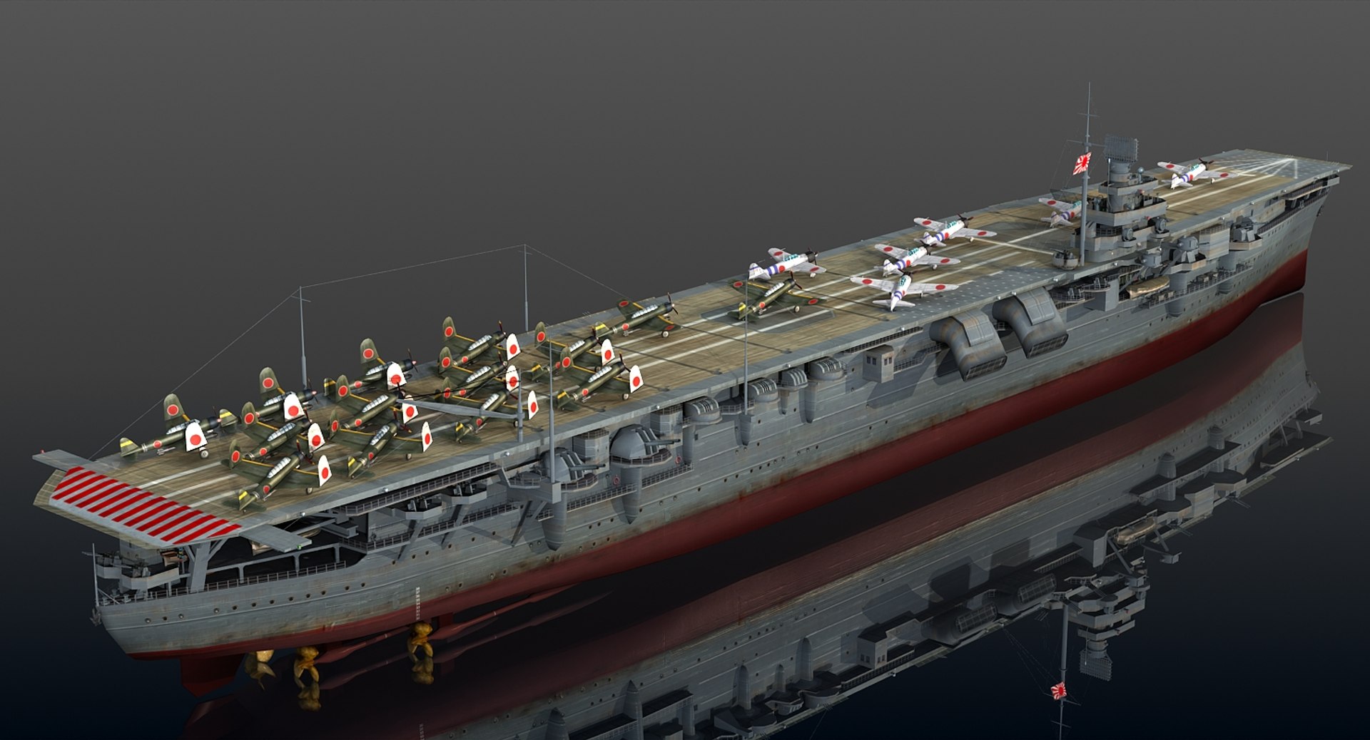3D Japanese Shokaku - TurboSquid 1345375
