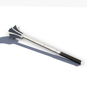 medieval mace obj free