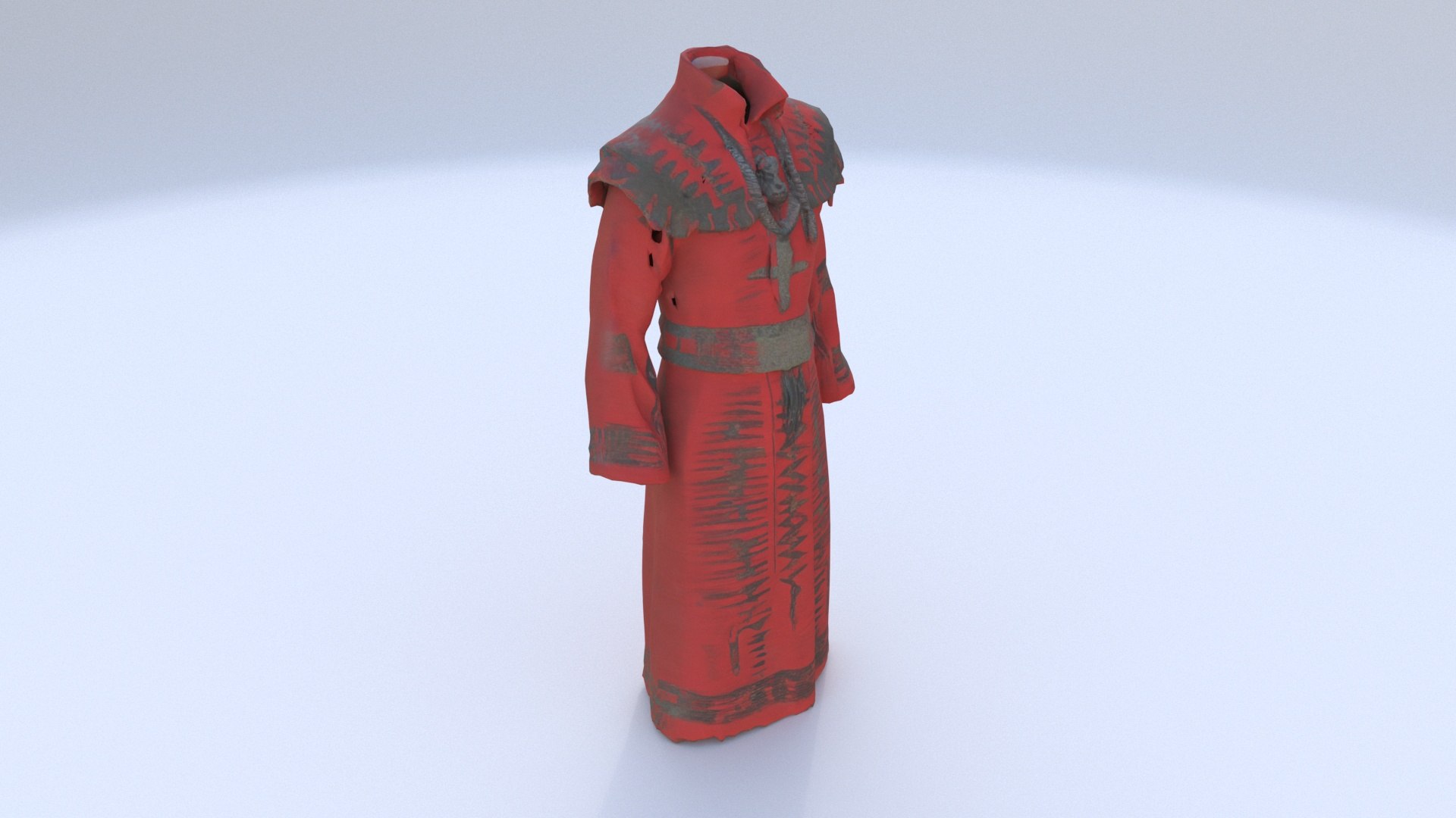 3D Aztec High Priest Ceremonial Robe - TurboSquid 2328158