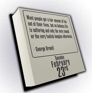 Daily Desk Calendar