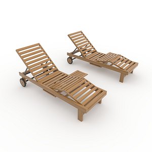 3D model Sun Lounger 18