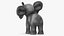 Simpatico elefante dei cartoni animati truccato per Maya