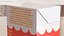 Rectangular Aseptic Carton Pack Mockup Red