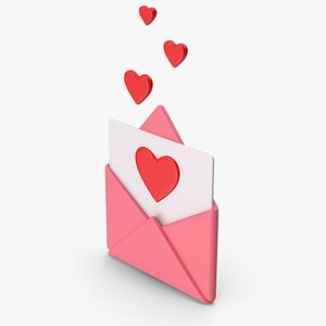 3D Cartoony Love Message