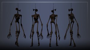 Siren Head 3d Model Production ready