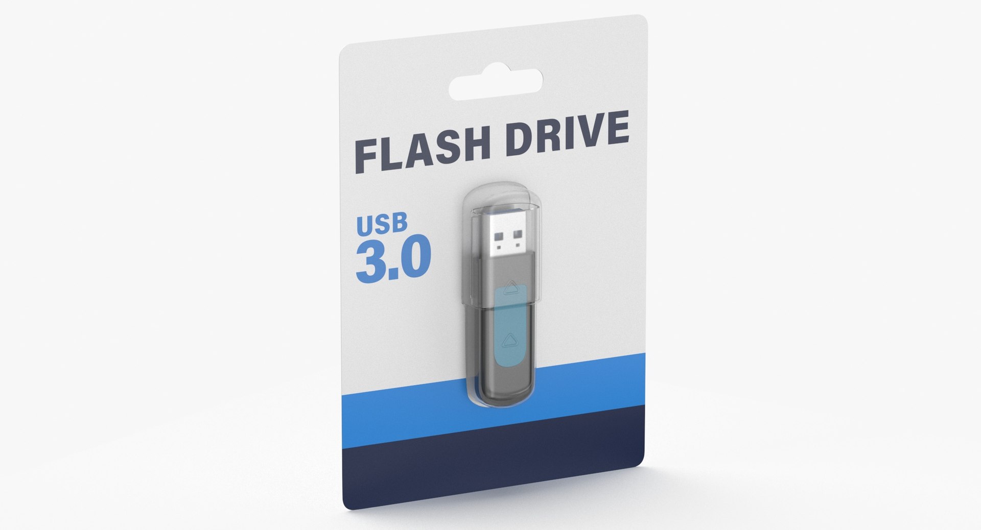 3D USB Stick Package Type 03 Box Blank and Generic Lebel - TurboSquid ...
