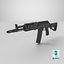 AK-202 Assault Rifle Kalashnikov 200 Series 3D