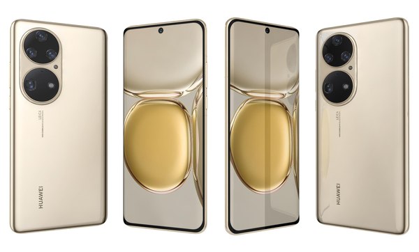 Huawei P50 Pro Cocoa Gold 3D model