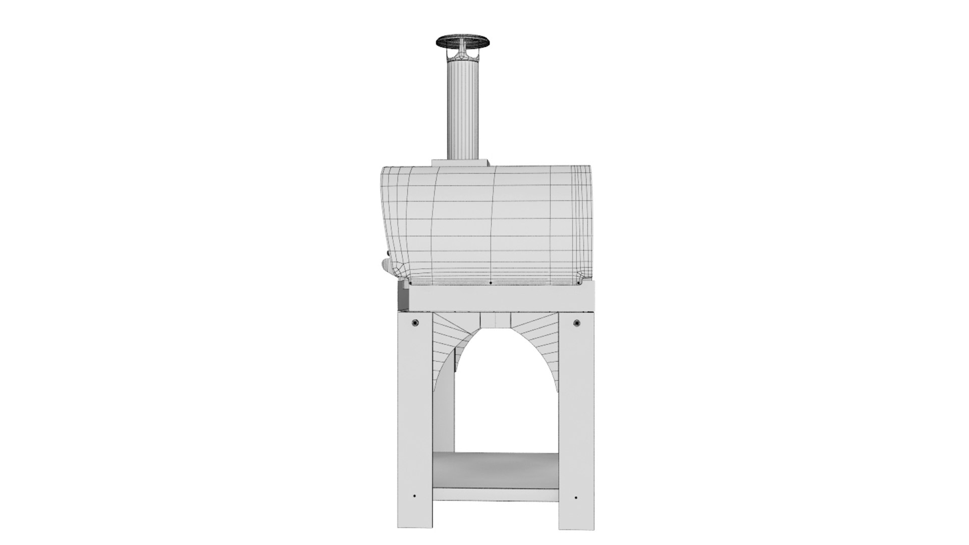 3D Pizza Oven Model TurboSquid 1525534