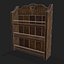 Muebles rústicos medievales de madera mezcla dos