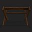 Muebles rústicos medievales de madera mezcla dos