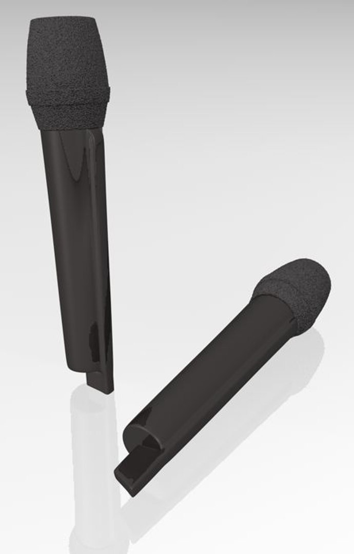 wireless microphone 3d 3ds