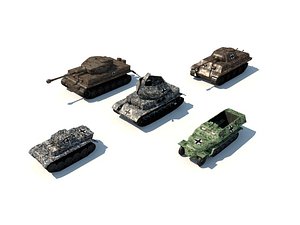 ww2 german pack 3d 3ds
