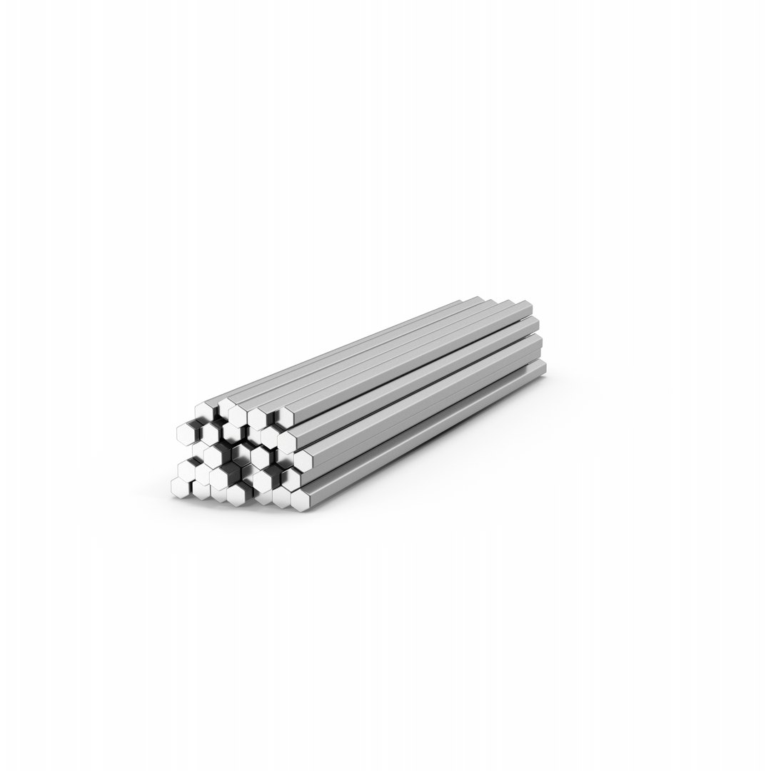 3D Steel Bars Model - TurboSquid 2033474