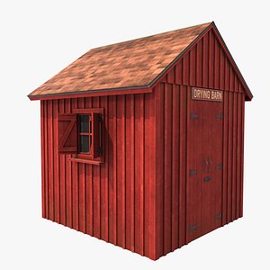 3D Garden Cabin 3 model