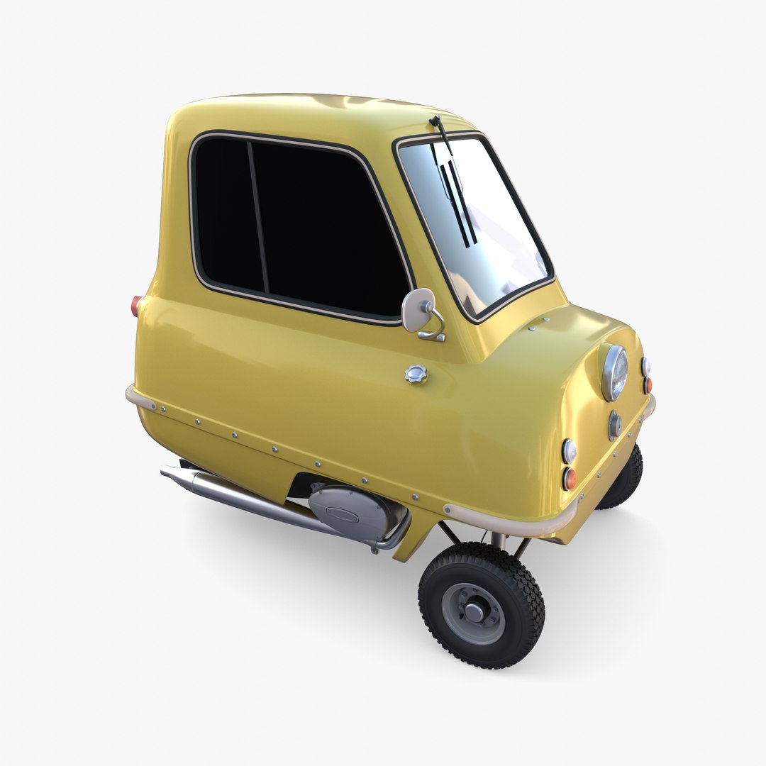 3D Model Generic 50cc Microcar With Chassis - TurboSquid 1786467