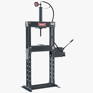 Dake Manual Hydraulic Bench Press Rigged