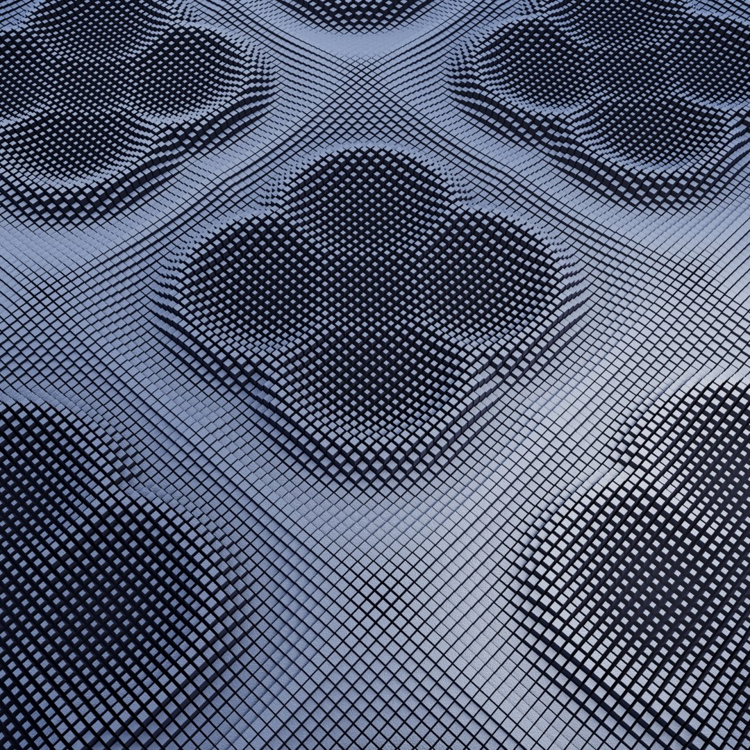 3D Modular Acoustic Diffusor Parametric Wall Panel 01 - TurboSquid 2079354