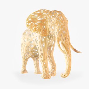 Elephant Sculpture - Printable