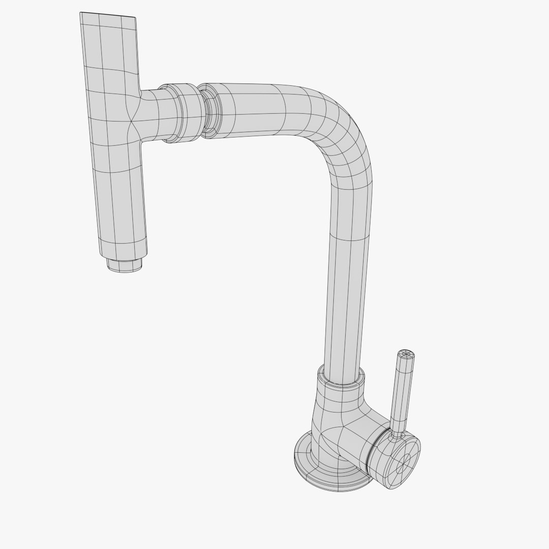water tap 3d obj
