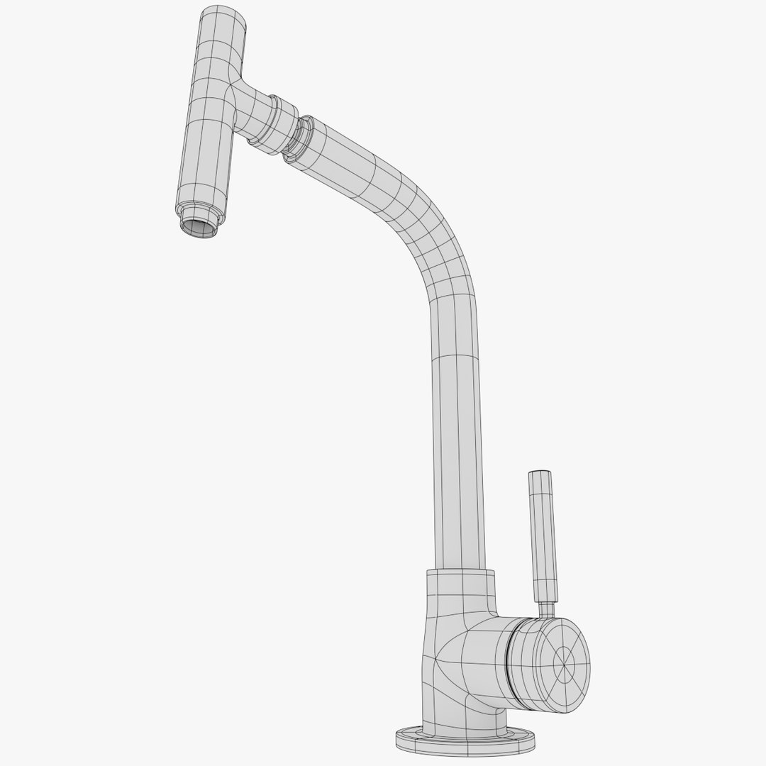 water tap 3d obj