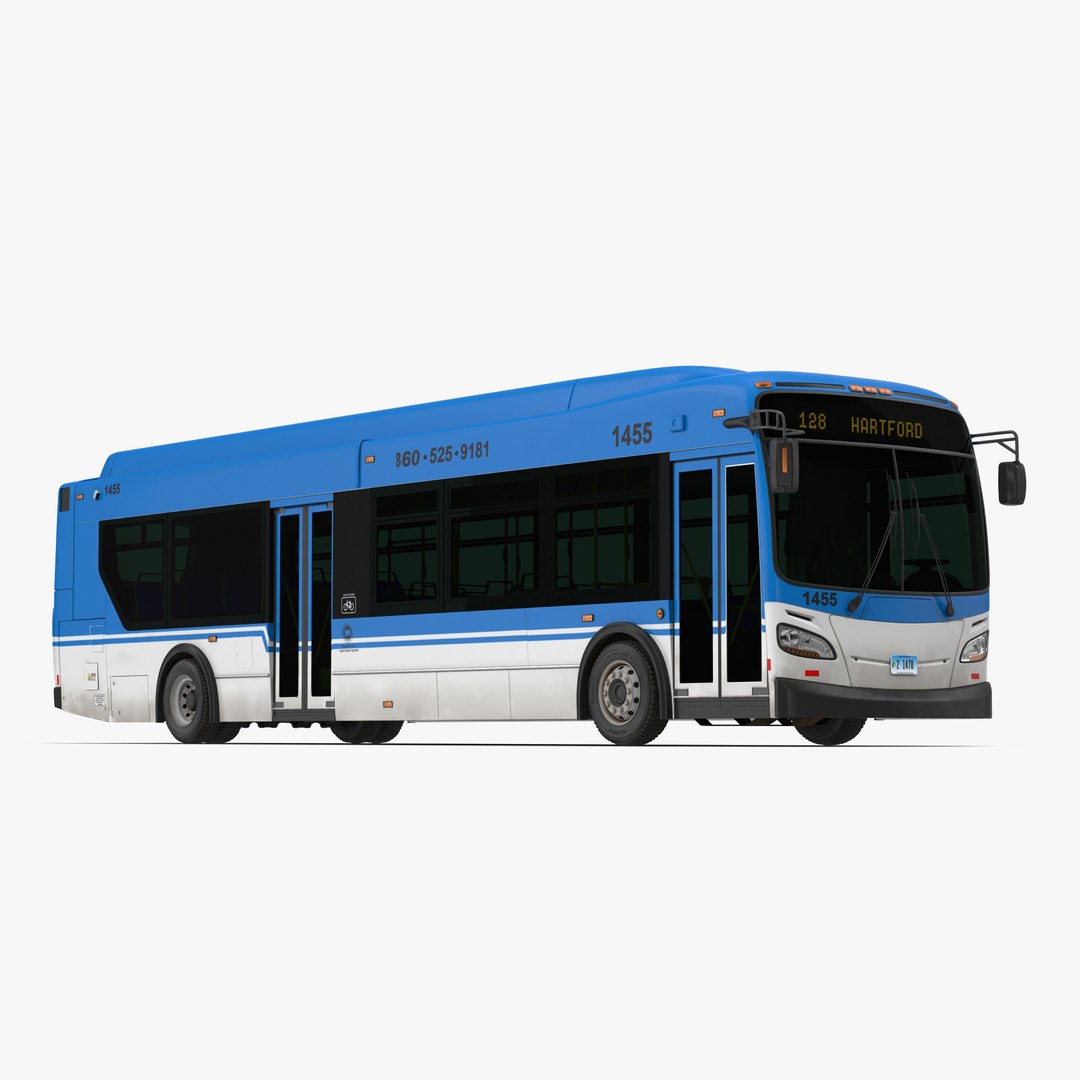 New Flyer Xcelsior XD40 Bus 3D model preview