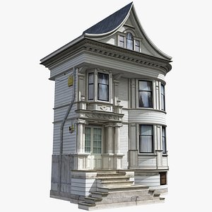 3D victorian house model