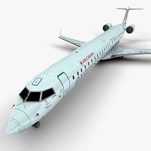 3D AIR CANADA BOMBARDIER CRJ 900 L2011 model