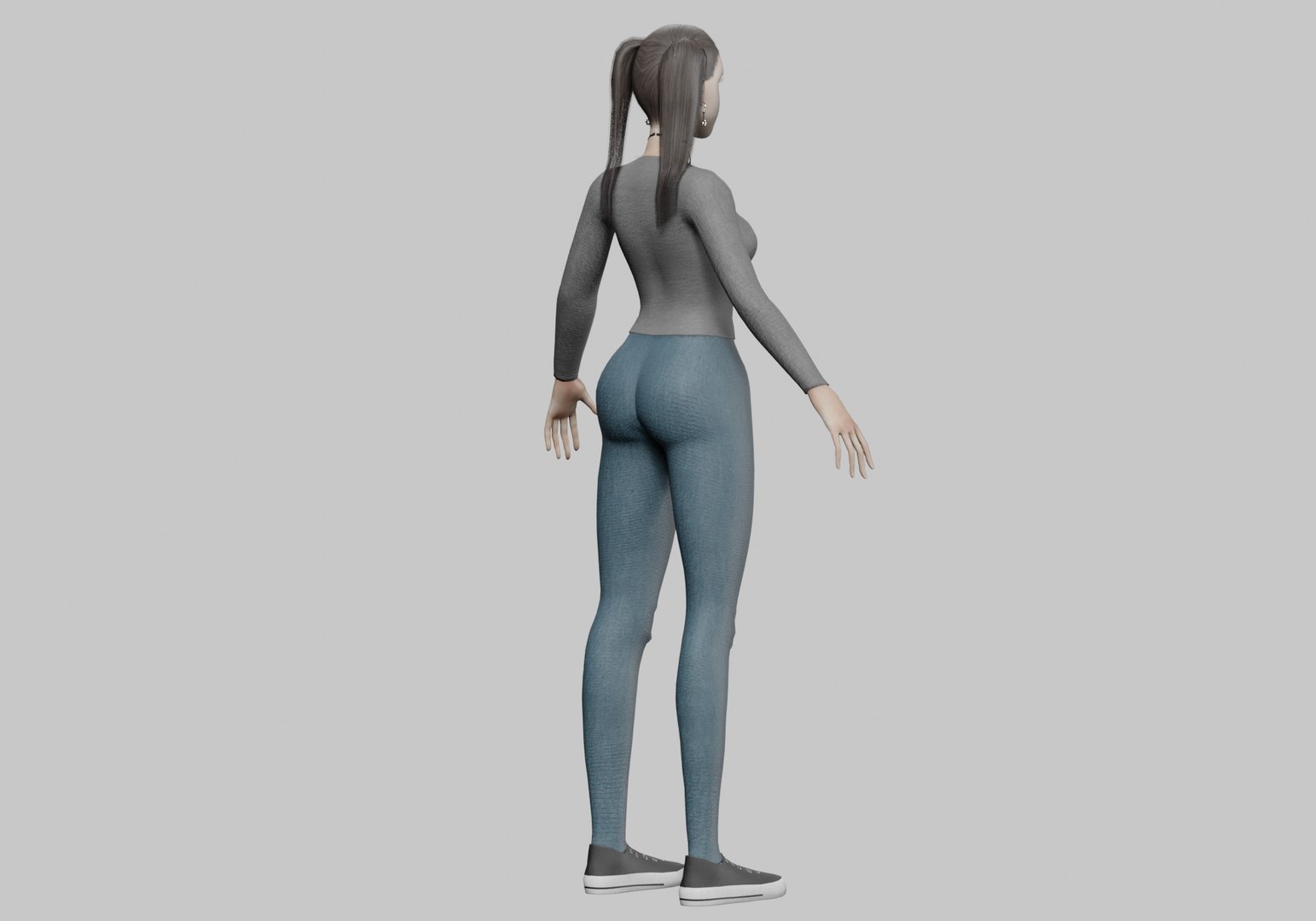 Standard Basic Woman V25461 3D Model - TurboSquid 2266824