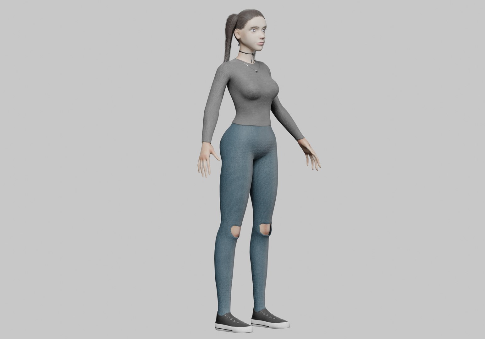 Standard Basic Woman V25461 3D Model - TurboSquid 2266824
