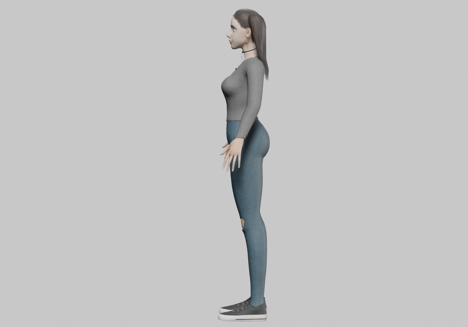 Standard Basic Woman V25461 3D Model - TurboSquid 2266824